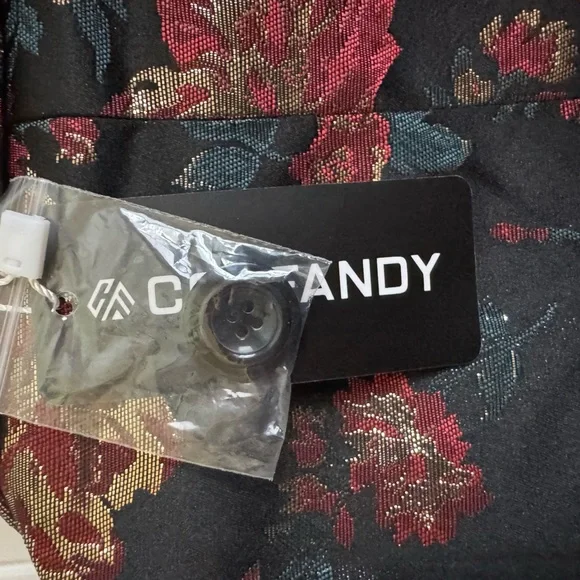 NWT COOFANDY Mens Floral Tuxedo Jackets Slim Fit Suit Blazer Jacket - Picture 7 of 10